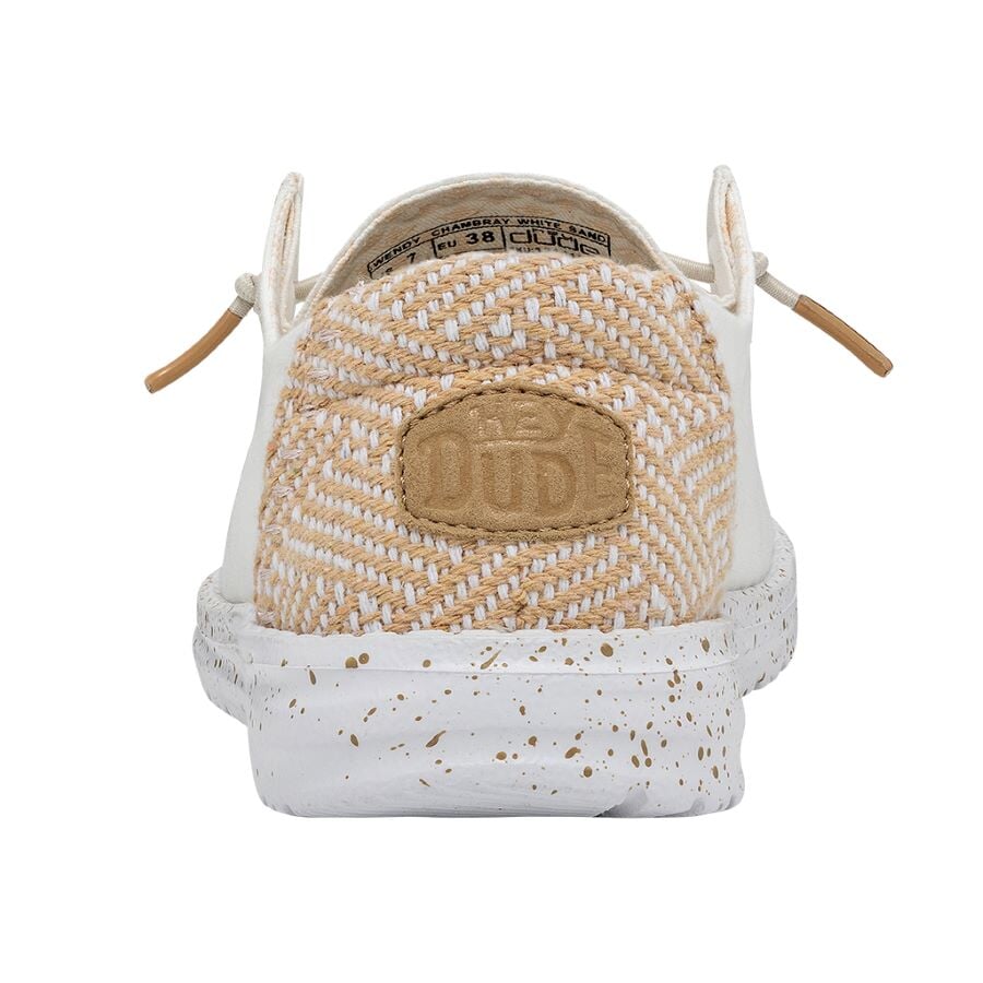 Wendy Chambray Woven - White Sand