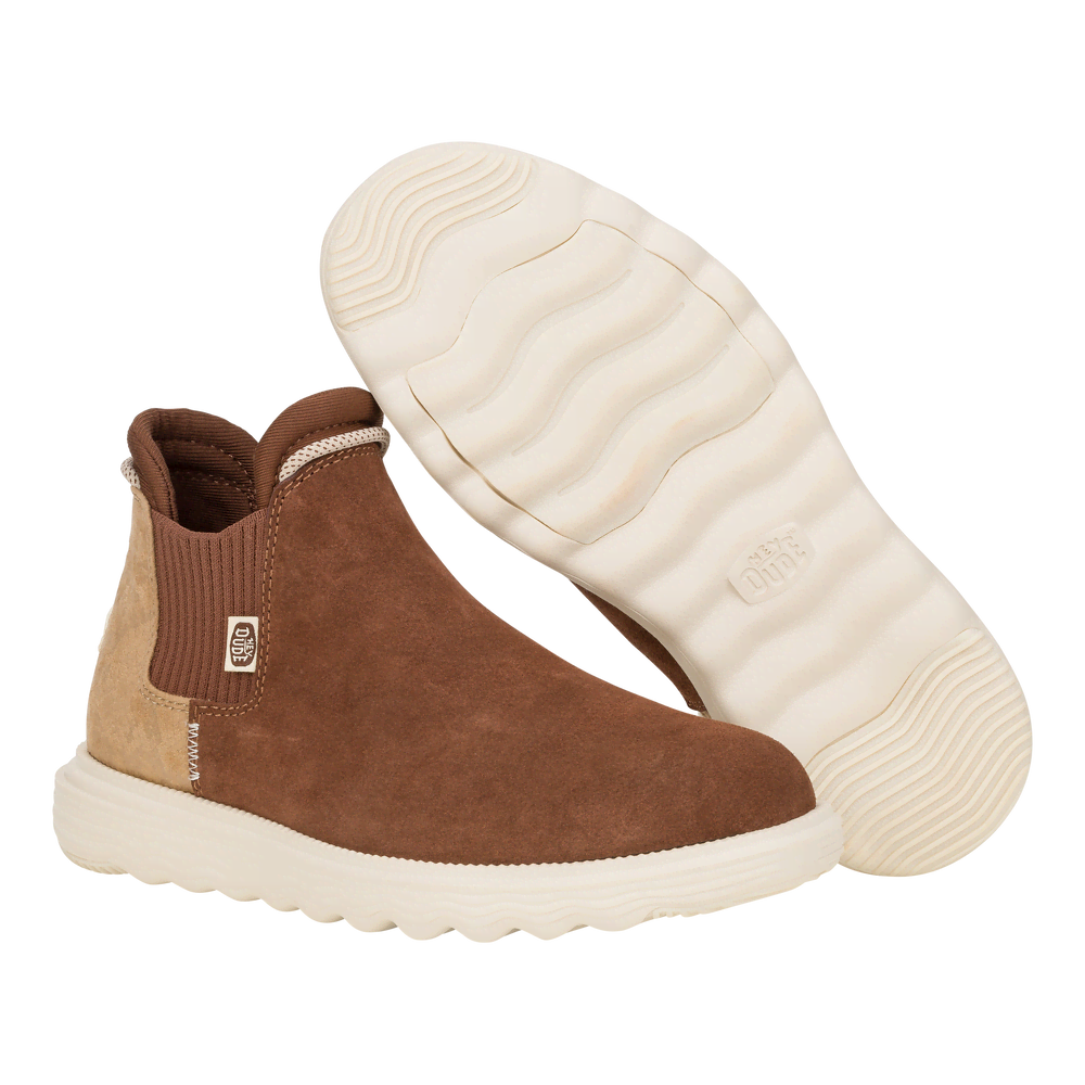 Branson Womens Suede Novelty - Brown/Snake