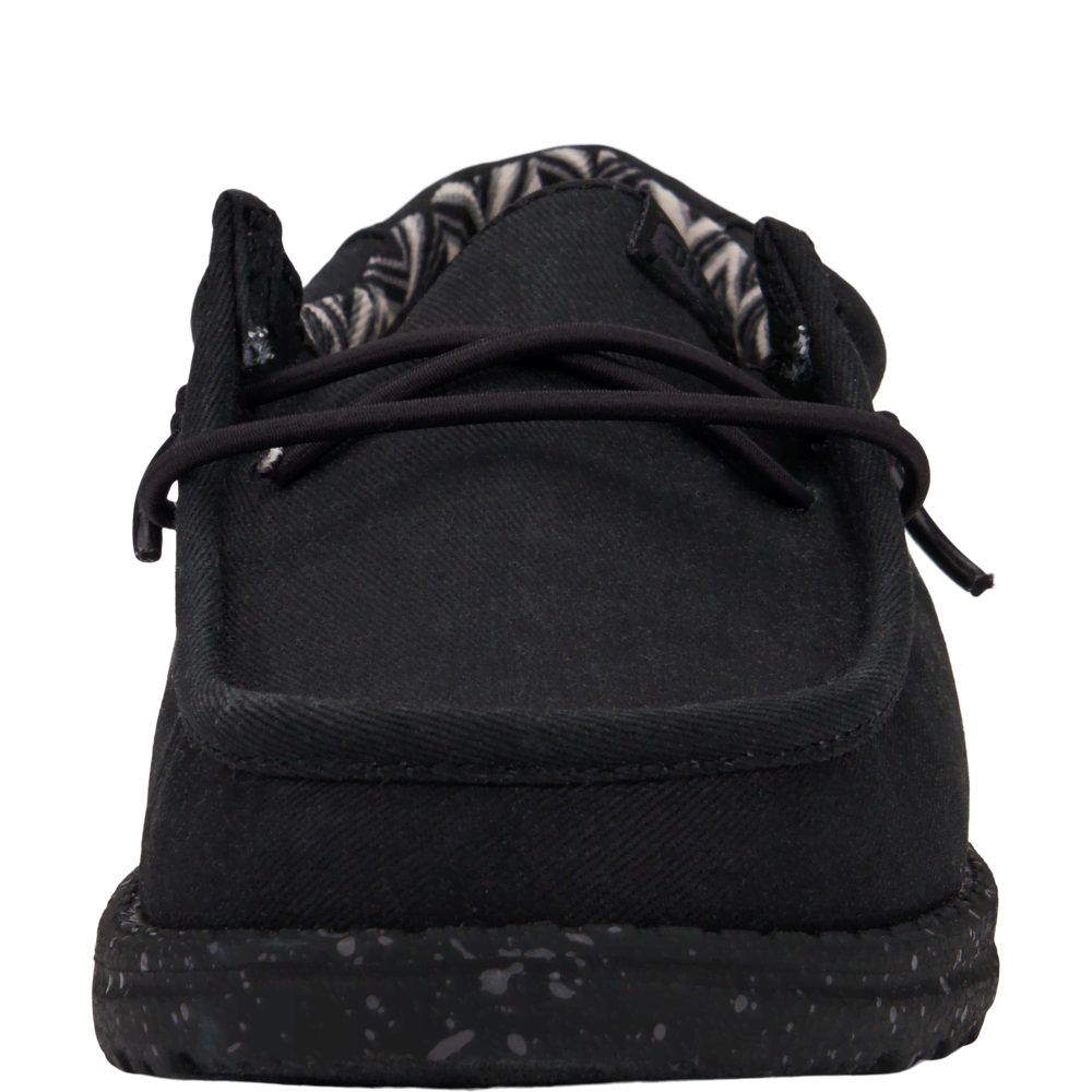 Wally Youth Stretch Canvas - Black/Black